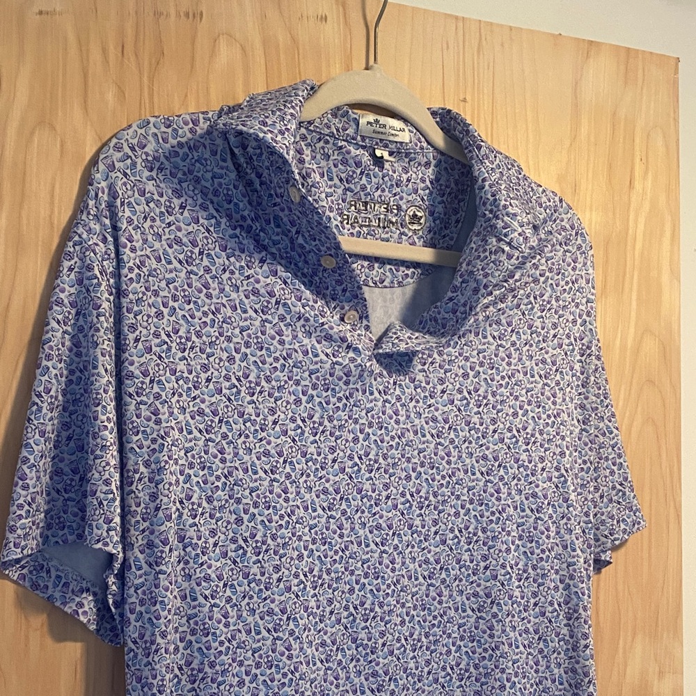 Peter Millar Drinks Golf Polo